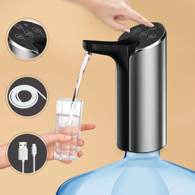 Home Electric Automatic Bottled Water Pump Drinking Fountain Portable Water Dispenser Ultra-quiet Energy-saving House