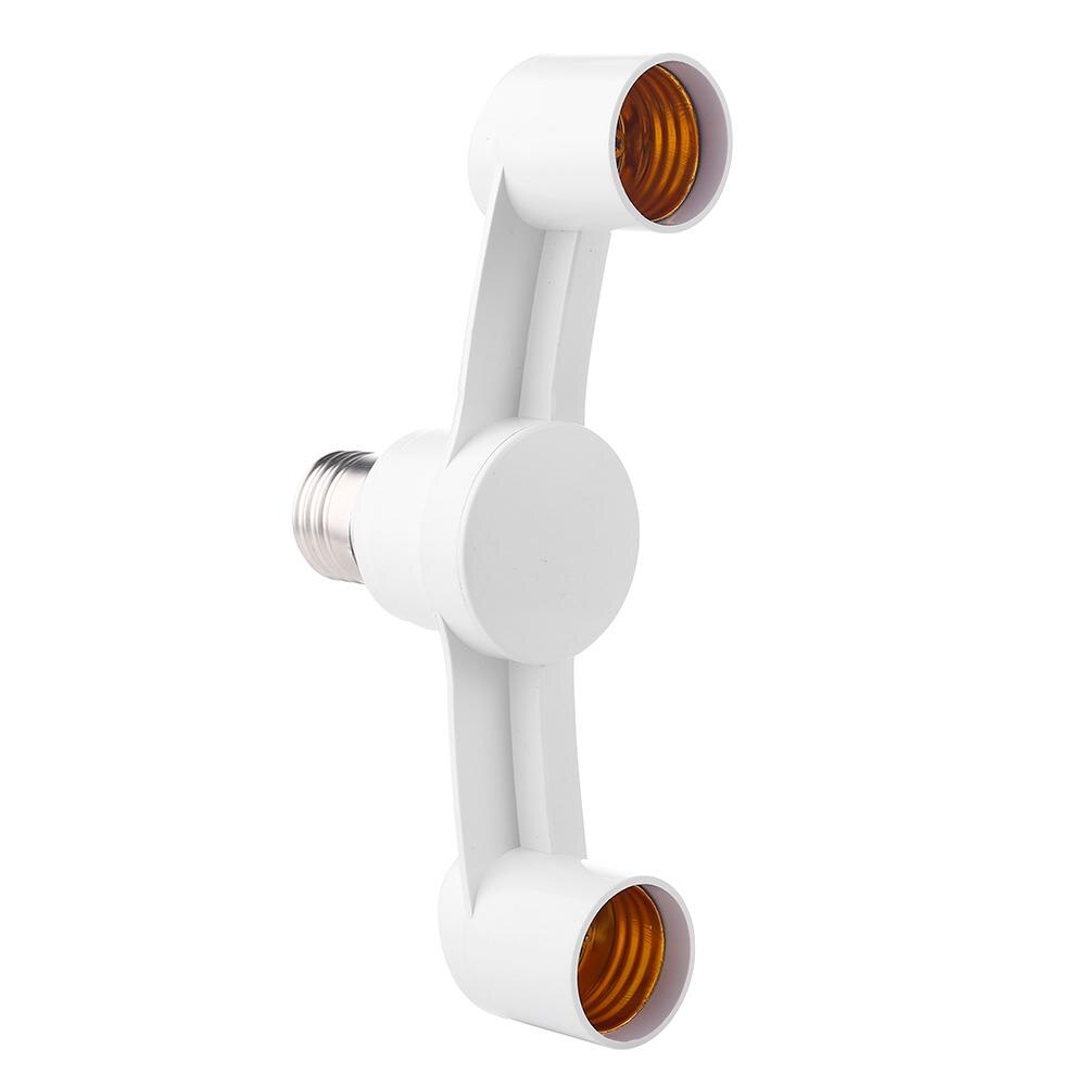 Bulb Socket Adapter E27 Splitter 2 Heads Lamp Base Converter Licht Houder Led Lamp Adapter Converter Lamp Holder Socket Splitter