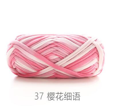 ZHUTOUSAN tissu laine épais fil pour tricoter grand Crochet tapis tapis bricolage sac de rangement sac à main tissu T Shirt fantaisie fil 32m: 37