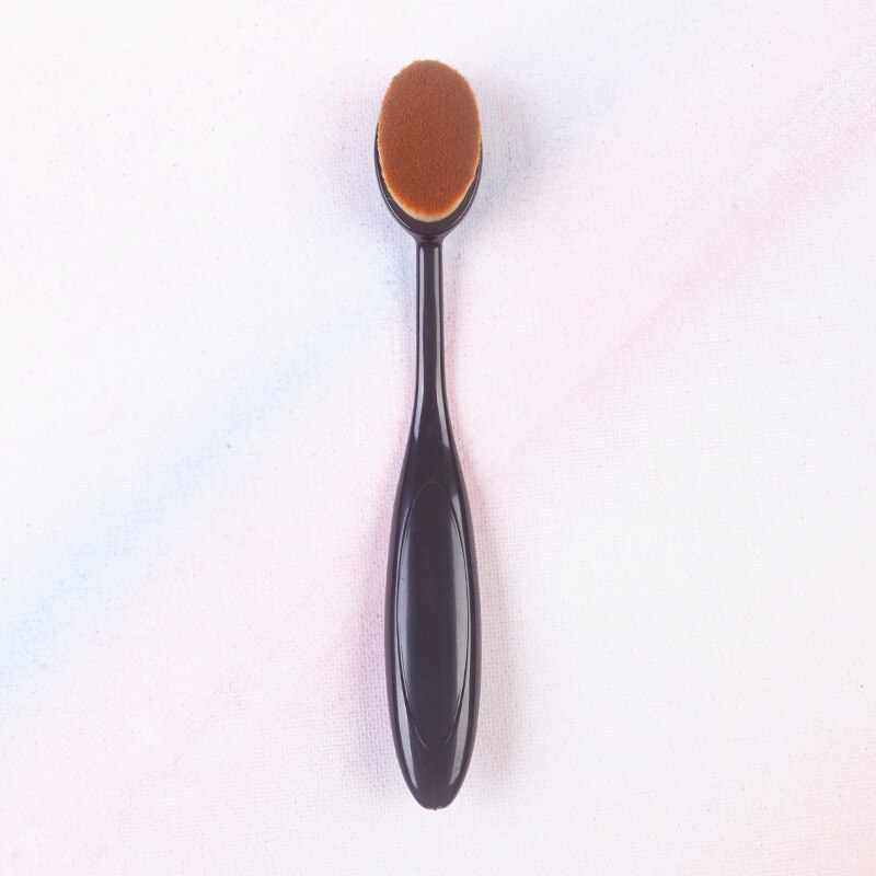 Makeup Brushes Oval Cosmetic Makeup Toothbrush Pro Blush Face Foundation Blending Brush Makeup Tool