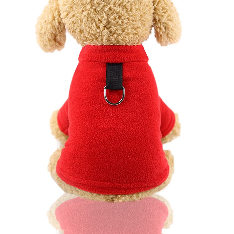 Mops t-shirt kæledyrstøj til hunde yorkshire terrier kostumer hvalpe t-shirt til små hunde hundeveste til chihuahua fransk bulldog: Rød / L