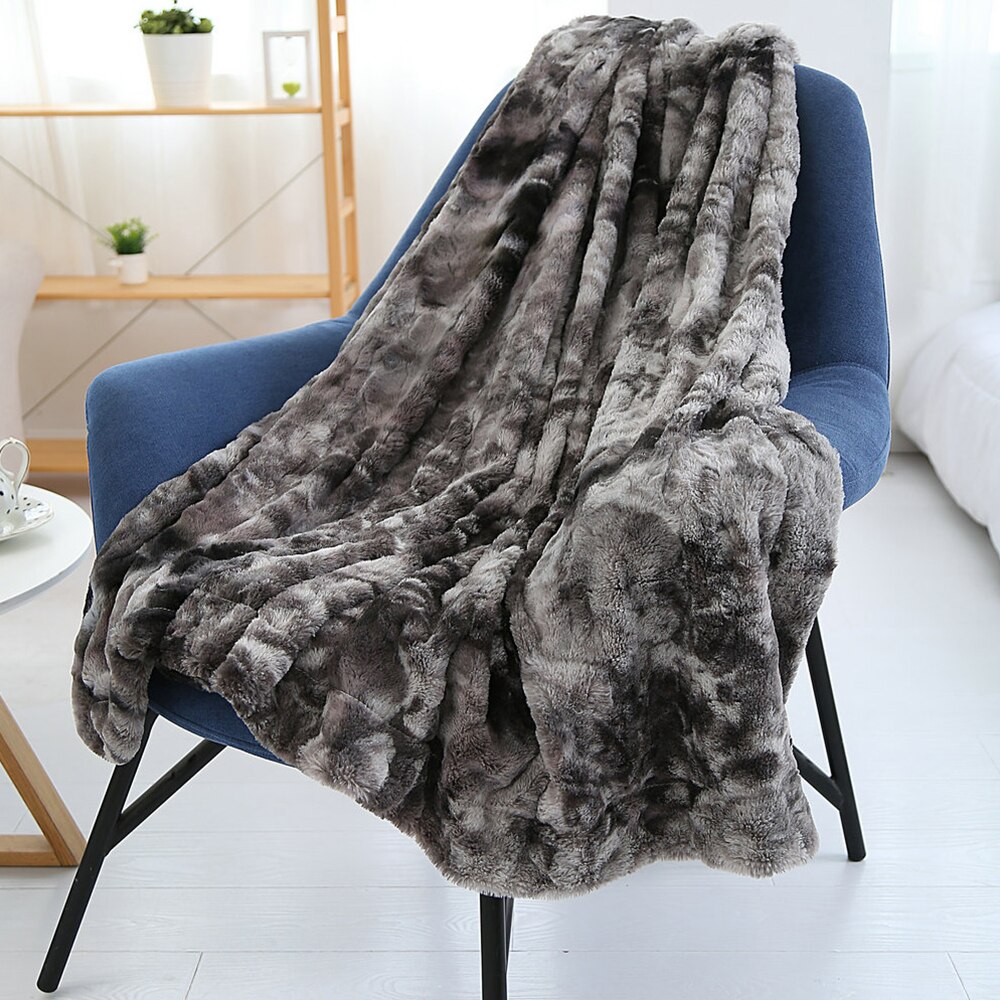 130x16 0/160x200cm nouvelle fourrure douce couverture floue douce courte fausse fourrure jeter couverture tapis lit chaise canapé salon