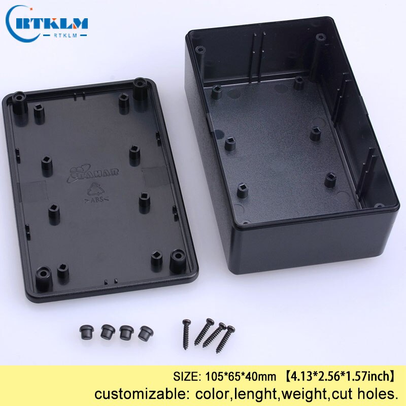 Electric box plastic junction box abs electronic circuit box diy plastic project box plastic enclosures instrument 105*65*40mm