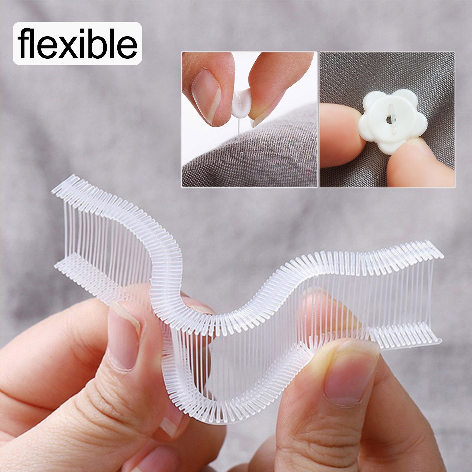 Dekbed Dekbed Deken Houder Fixer Clips Spuit, 24/48 Klem Knoppen, lange Plastic Naald Set Fastener Quilt Laken Gripper