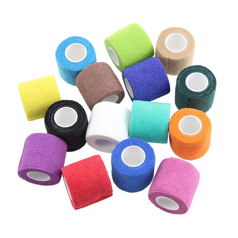 20pcs Self-adhesive Bandage Athletic Tape Elastoplast Sports Recovery Strapping Gym Waterproof Tennis Muscle Pain Relief Bandage