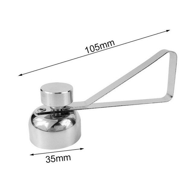 Décapsuleur Coquille D'Oeuf En Acier Inoxydable - Ouvre-Oeuf Parfait Pour Oeufs à La Coque, Coupe-Coquille Précis
