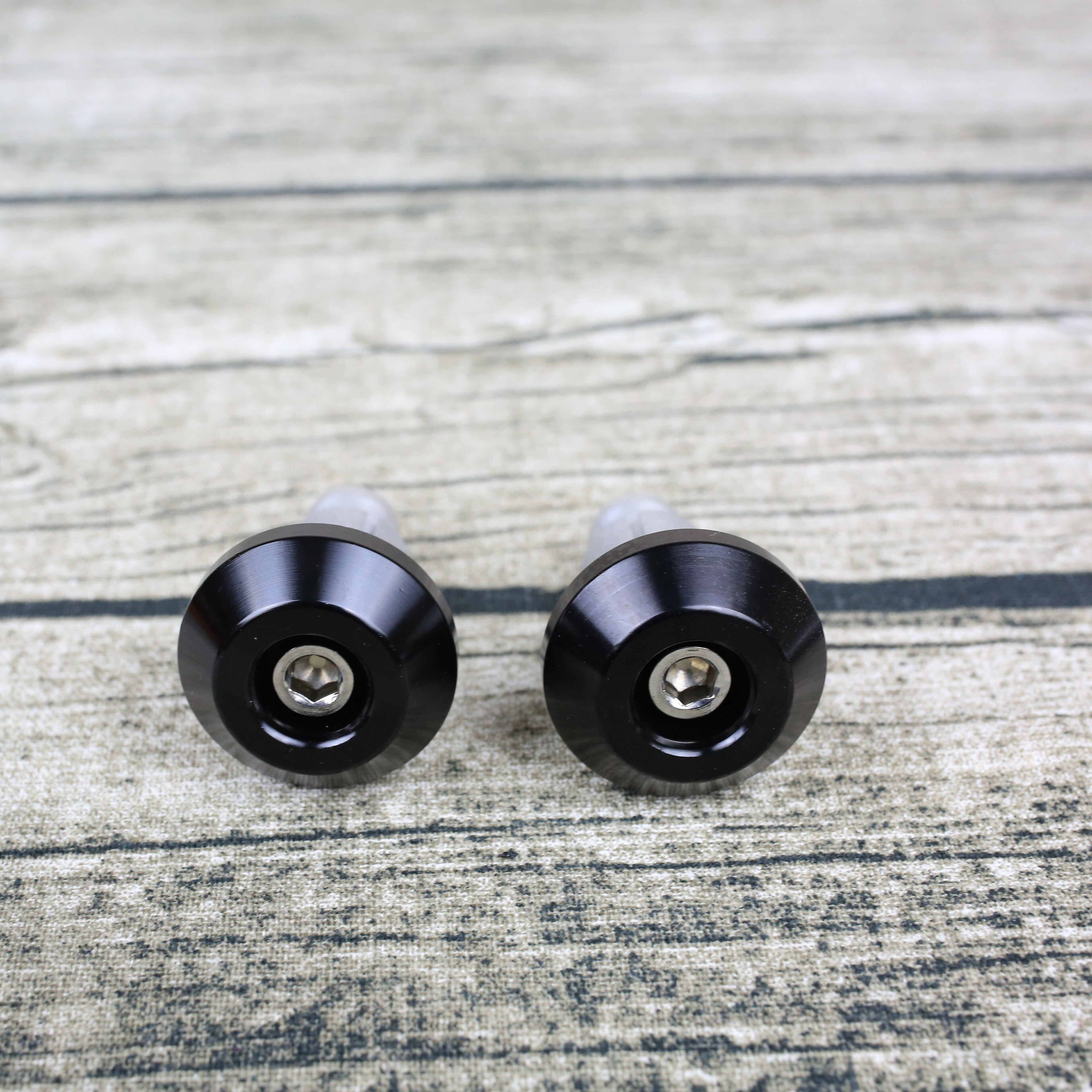 Retro Motorcycle Handlebar Ends GN CG Motorbike Handle Bar Caps Motorcross Bar End Aluminum Alloy Plug Slider 14mm-18mm Diameter