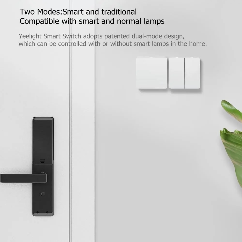 Interruptor inteligente Yeelight YLKG12YL YLKG13YL, interruptor de luz inalámbrico con Control remoto para luces inteligentes Mijia de Mi Home