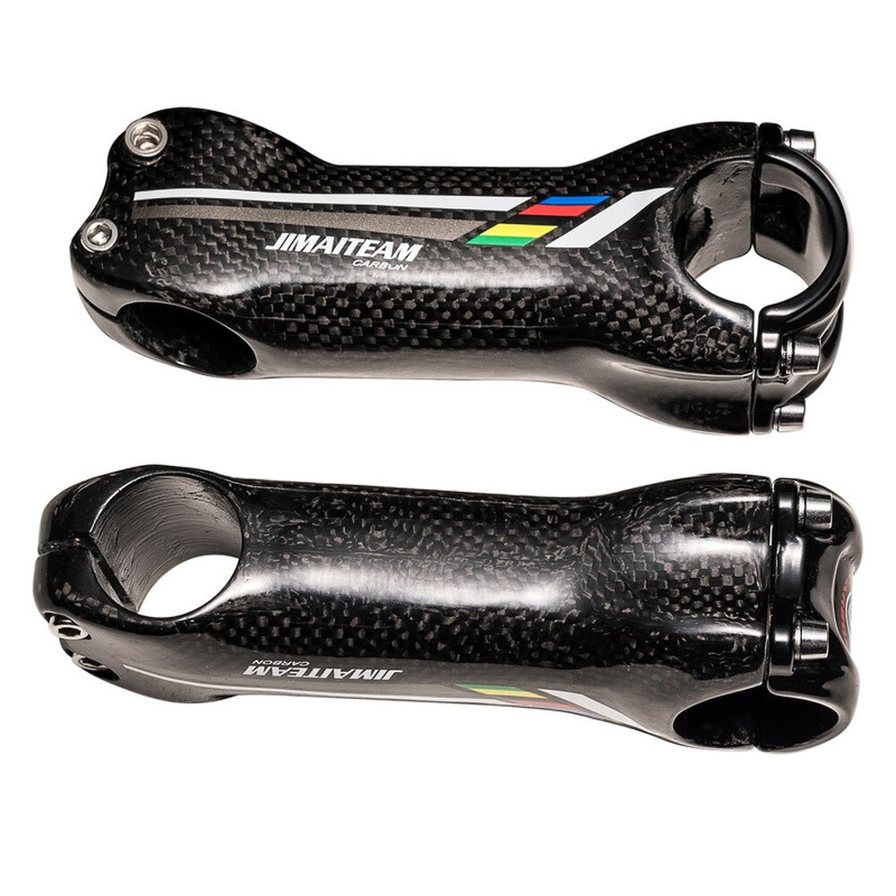 2020 fibra de carbono completo haste da bicicleta 6/17 graus guiador haste montanha estrada bicicleta haste 31.8*70/80/90/100/110/120/130mm mtb haste