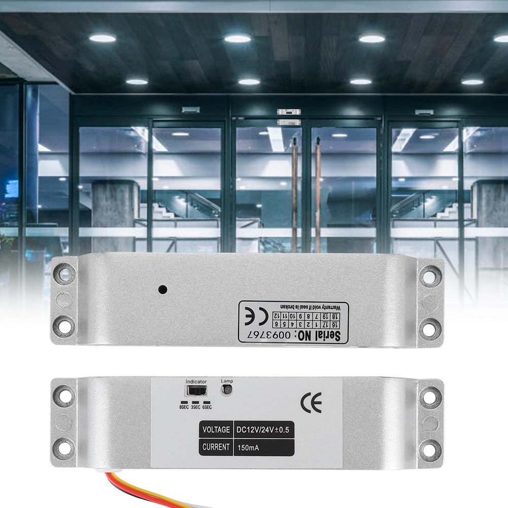DC12V 1000KG Elektrische Türschloss Magnetische Induktion Tor Eintrag Zugriff Kontrolle Magnetische Tor Schloss 0s/3s/6s verzögerung Funktion