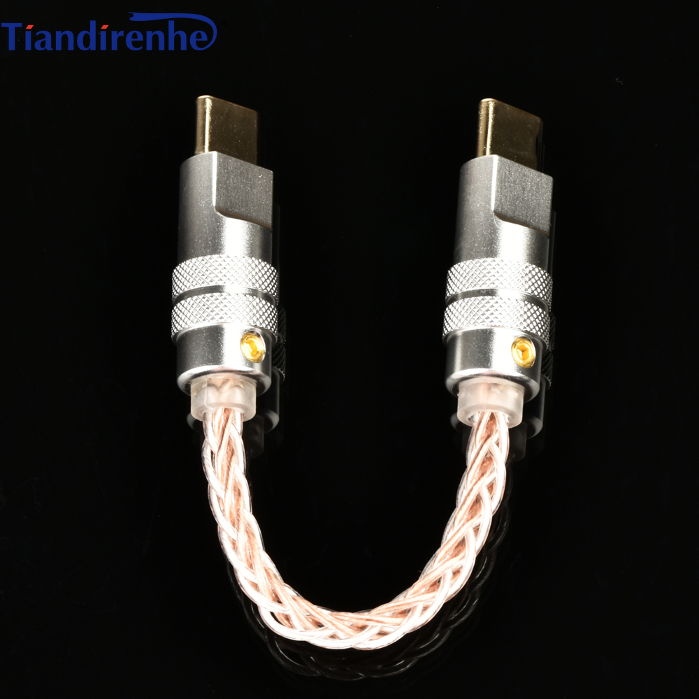 Tiandirenhe new upgrade hifi otg cable ios to type-c copper-silver cable for iphone 15 12 13 14 pro max 11 android top quality tt3