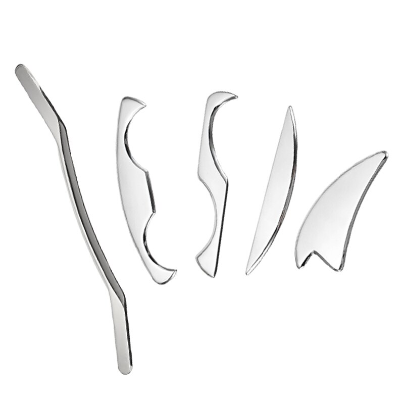 5 Types Therapy Muscle Massage Guasha Board Stainless Steel Body Relaxation Deep Tissue Recovery Blood Circulation Health Care