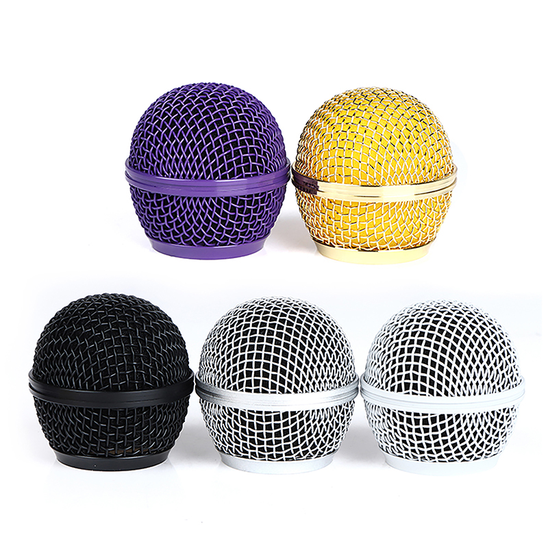 1 Stück für Shure sm58 Funk mikrofon Ersatz Metall mikrofon Kühlergrill ersetzt Beruf elle Party Mikrofon Kopfteil