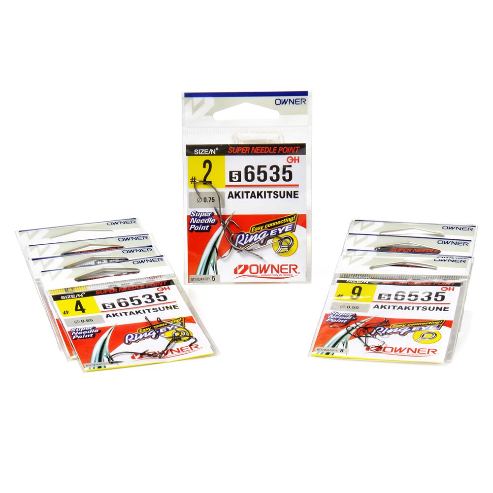 3Bags 56535 Fishing Tackle Hooks Saltwater Assist Hook Carp Hooks Japan Fishing Hooks Sea Jig Head Hook Circle Fishing Hook