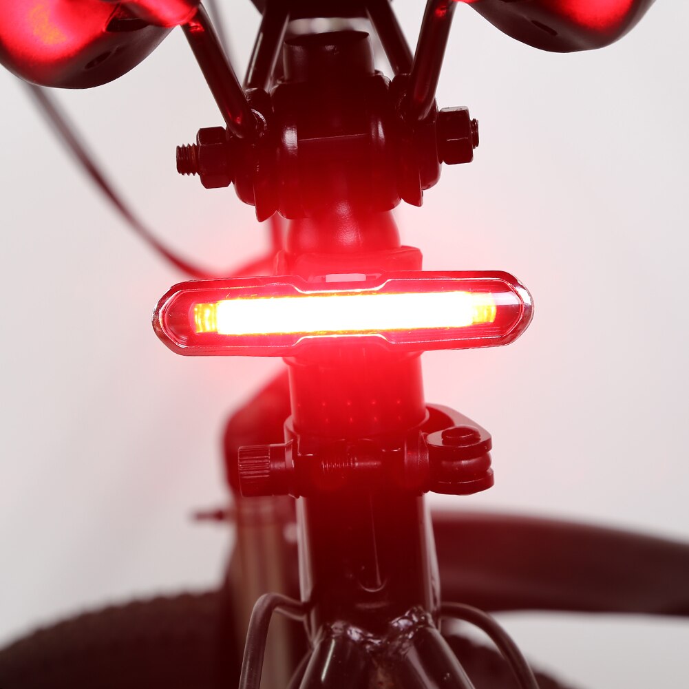 Fietslicht Dual Kleur Waterdichte Usb Oplaadbare Multi Verlichting Modi Bike Cycling Led Achter Achterlicht Met Geheugenfunctie