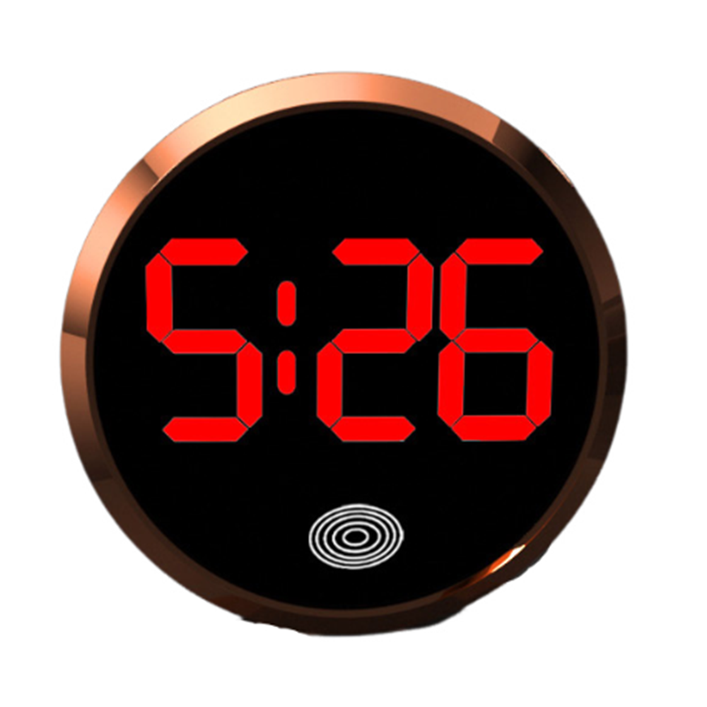 Touch-Activated Car Dashboard Clock Mini Novelty LED Electronic Watch LED Time Display Simple Luminous Car Clock Home/Office: Blue