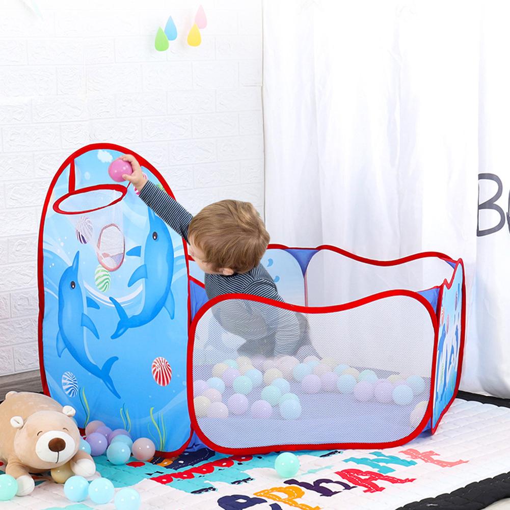 Fine Kids Ball Tent Toddler With Mini Basketball Hoop And Storage Bag For Indoor Games Boys Girls Have Fun