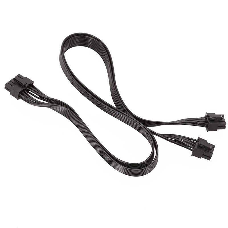 Câble d&#39;alimentation modulaire PSU 12 broches vers double 8 broches (6 + 2) PCI-E pour Seasonic P-860 P-1000 X-1050 (60cm)