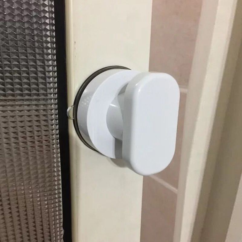 Sucker Handle Door Fridge Drawer Bathroom Suction Cup Wall Mounted Handrail Grip Tub Shower Handle Bathroom Kitchen Accessories