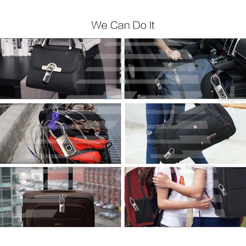 Wireless Smart Door Lock Keyless Fingerprint Padlock Bluetooth Wifi Biometric Digital Finger Print Waterproof Electronic Locks