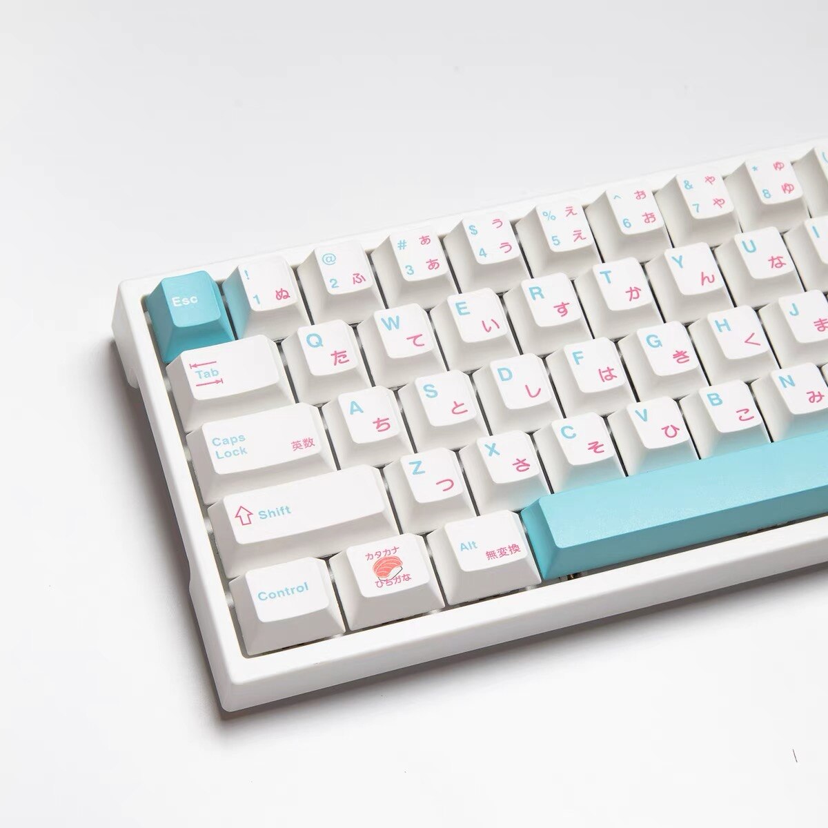 GMK Sushi-Teclas de perfil de cereza, teclas de 127 teclas, PBT, DYE, SUB, para teclado mecánico Mx Switch, GMMK Pro Cherry