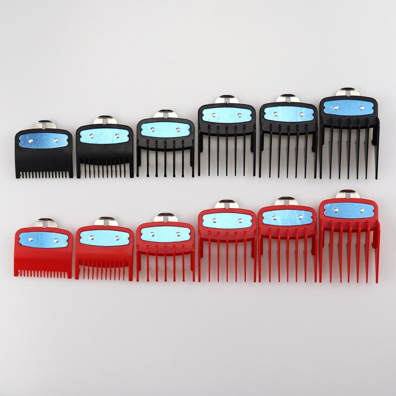 6PCS Limit Comb Guide Cutting Guard Attachment Kit for WAHL Hair Clipper for Barbers