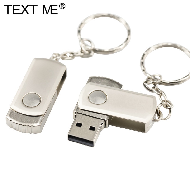 Texto 64GB de metal modelo de cristal USB Flash Drive 1 GB 2GB 4GB 8GB 16GB 32GB piedra preciosa pen drive especial