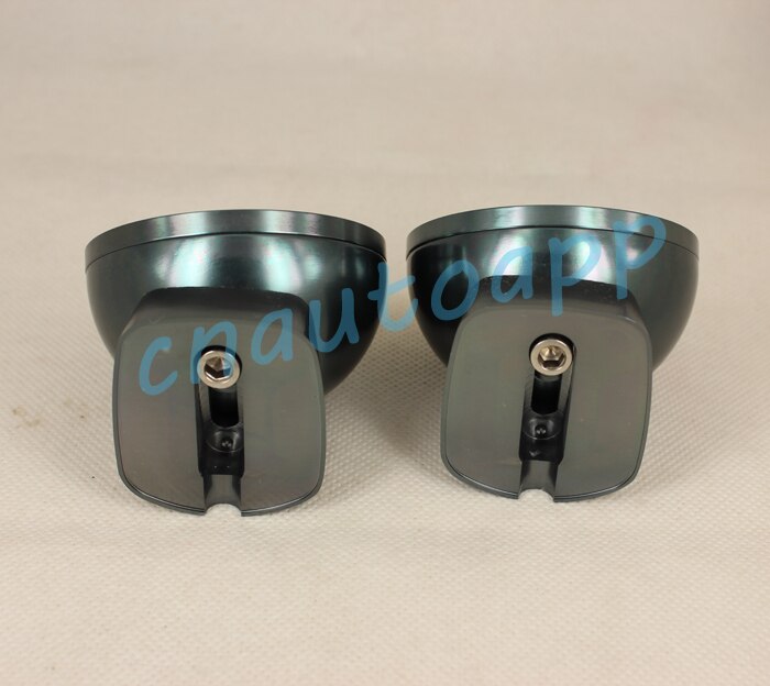 Car Tweeter Aluminium Base Speaker Boxes - Titamium Color ( One Pair )