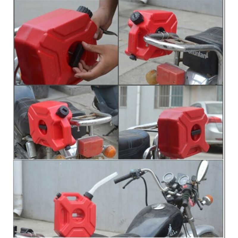 Motorcykel 3l bærbar jerry can gas antistatisk plastbrændstoftank  n84f