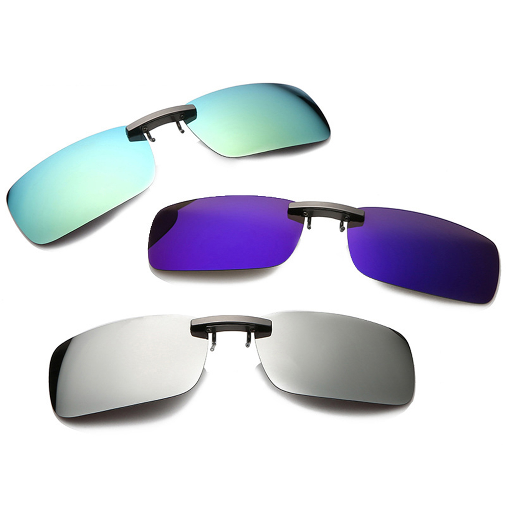 Universele Clip-On Gepolariseerde Zonnebril Auto Driver Bril Anti-Uva UV400 Hd Rijden Lens Clip Op Zonnebril Interieur accessoires