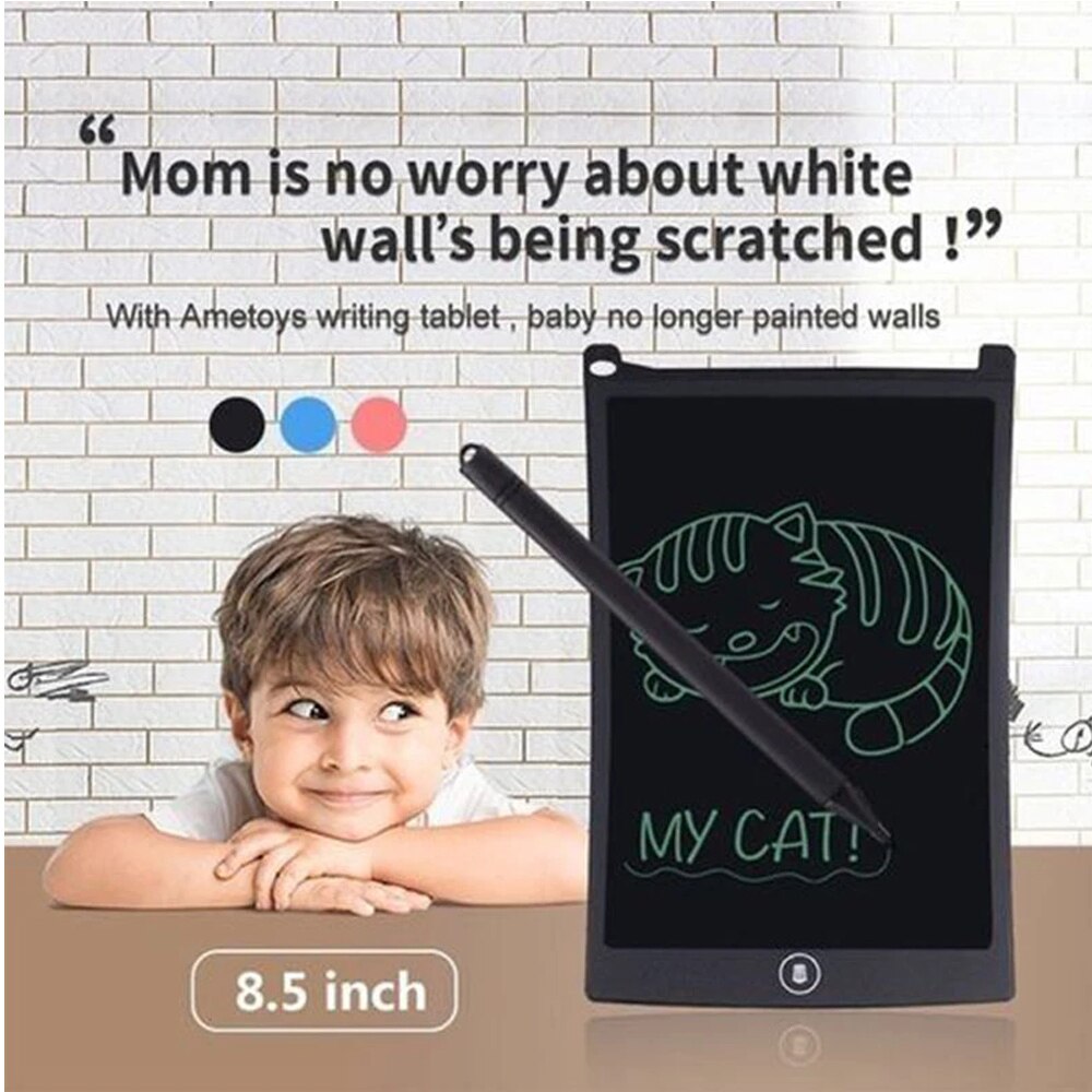 Electronic Drawing Board 8.5Inches LCD Screen Writing Tablet Digital Graphic Drawing Tablet Electronic Handwriting Pad Board+Pen