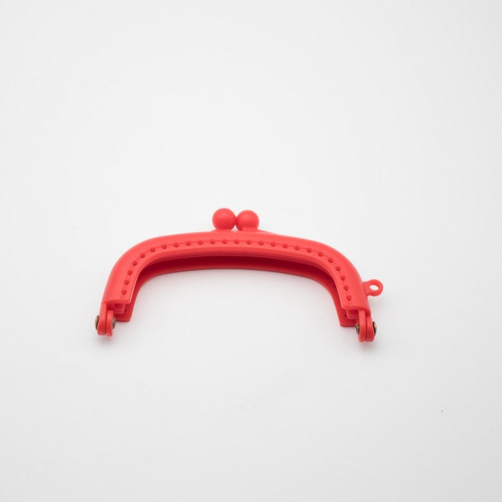 1pc Diy Bag Handle Retro Plastic Suitcase Handle Metal Base Box Frame Parts Bag Luggage Handle Grip Bag Accessories: red