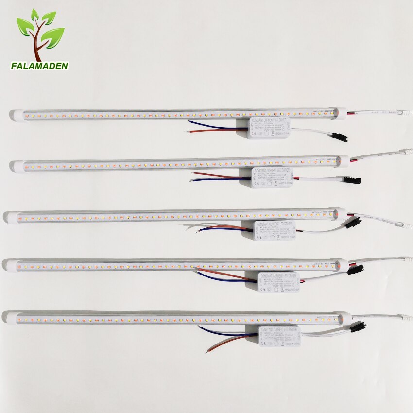 Volledige spectrum + roze LED grow light 12 W 54 cm planten lamp worden gebruikt voor orchidee vetplant zaaien en andere groenten of fruit