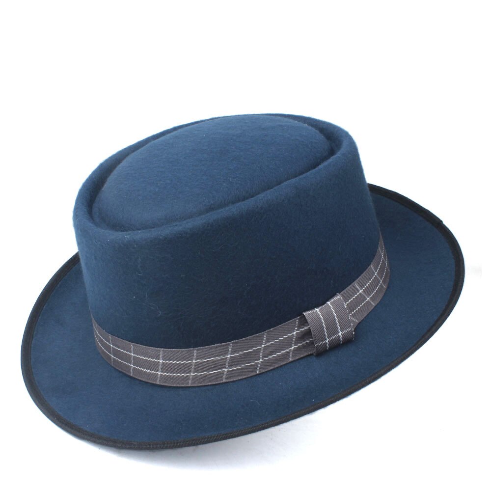 Men Women Pork Pie Hat Dad Wool Fedora Hat Trilby Hat Dance Party Hat: Army Green
