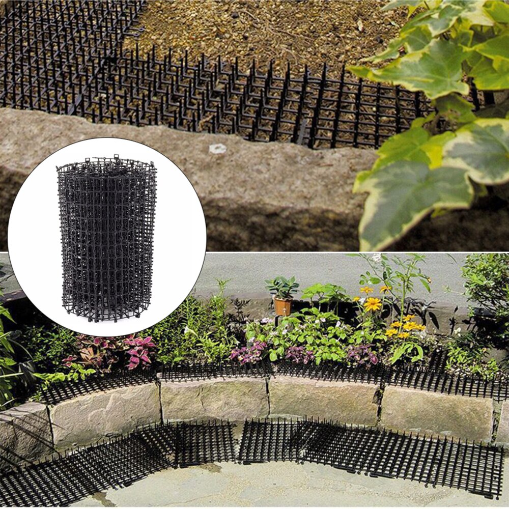 Red de plástico antigato para jardín, Malla Protectora multifunción para prevenir espinas de gato, para vegetales y jardín
