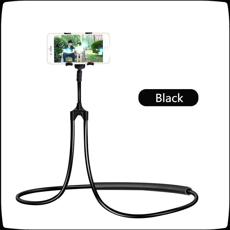 Smartphone holder Selfie Bracket Hanging Phone Holder Lazy Neck Mount Desktop Bed Car phone holder Electronics accessories