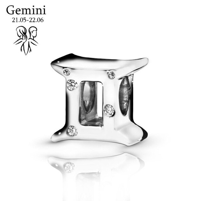 2019 inverno Nuovi 925 Branelli Dell'argento sterlina 12 Costellazioni Dello Zodiaco Pendenti E Ciondoli fit Originale Pandora Braccialetti Donne Gioielli FAI DA TE: pdl742