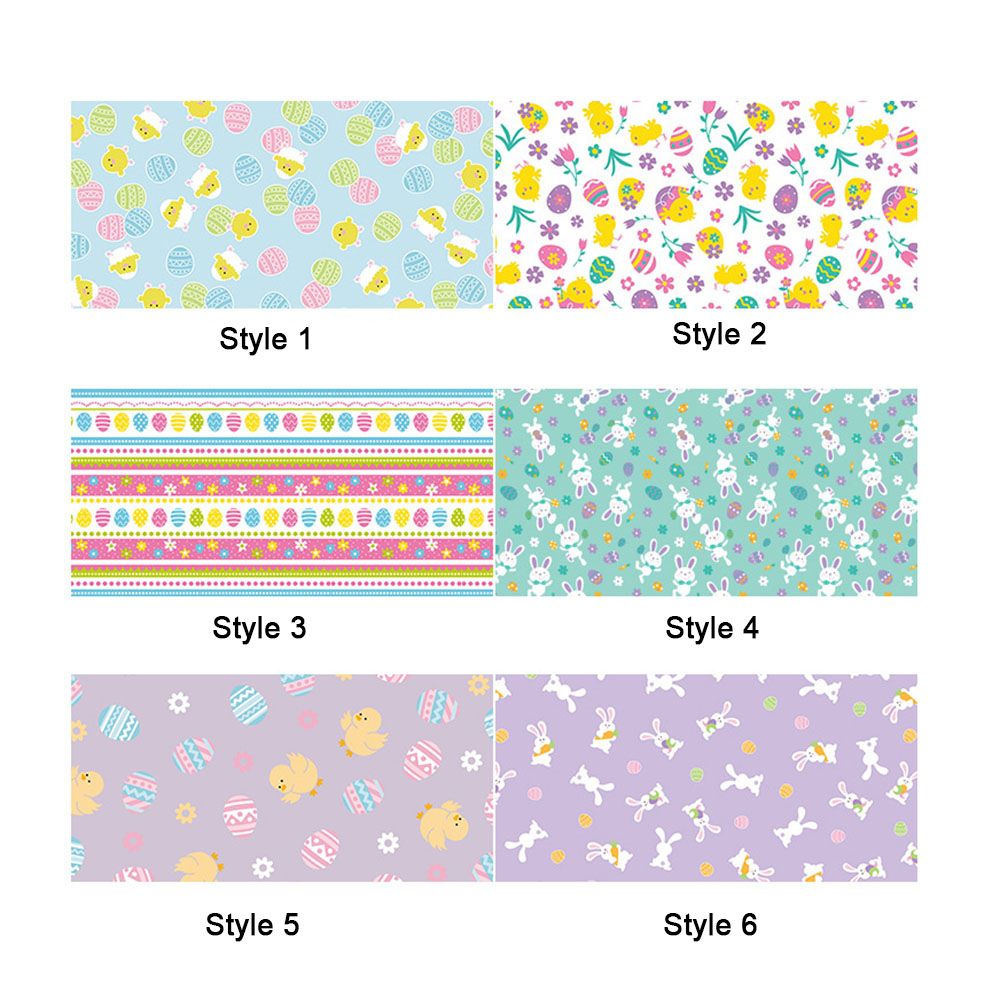 1Pc Easter Rabbit Tablecloth 137*274cm Disposable Table Cloth Happy Easter Home Decor Kids Birthday Party Supplies