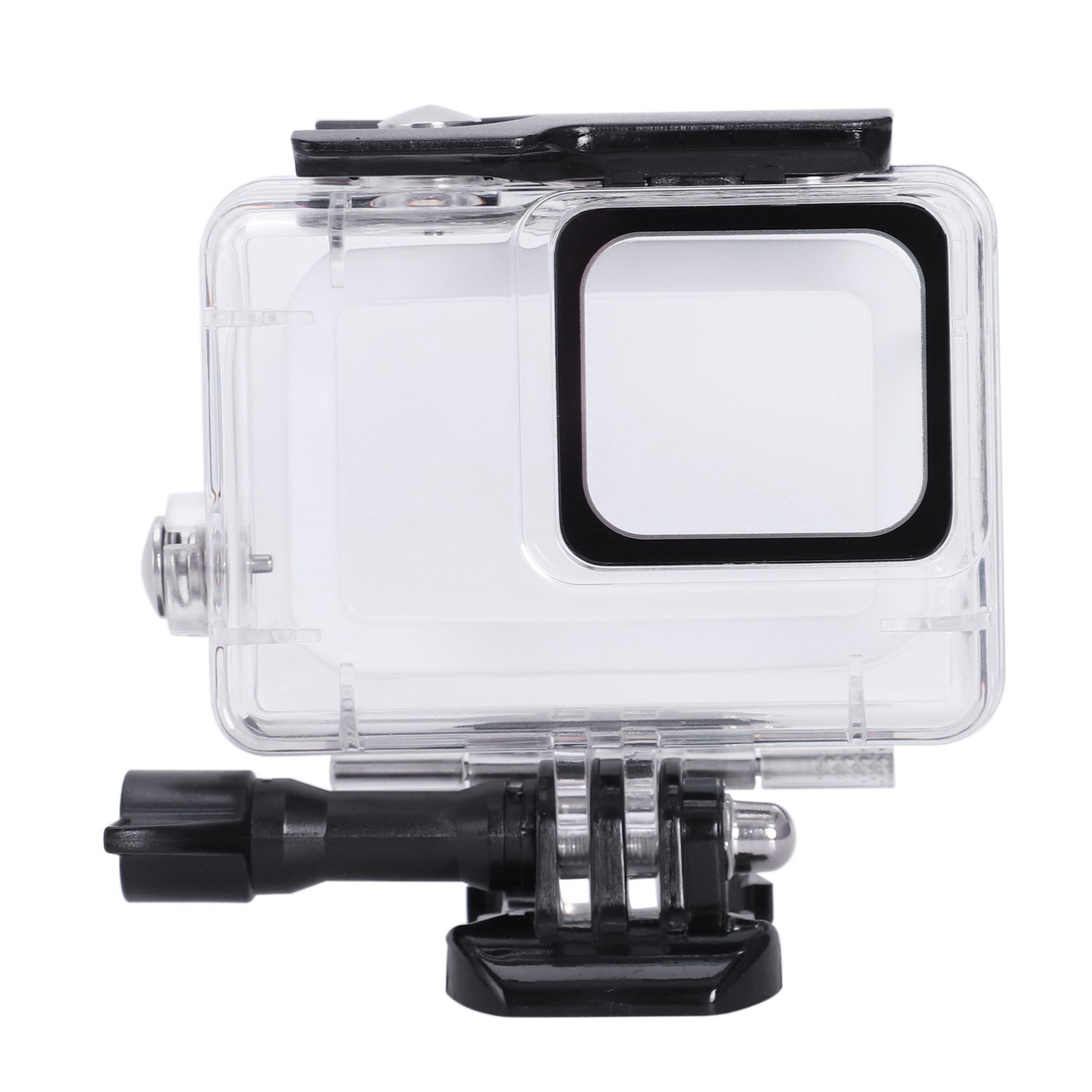 Vandtæt hus til gopro hero 7 hvid og hero 7 sølv, beskyttende 45m undervands dykkeretuier med tilbehør til beslag
