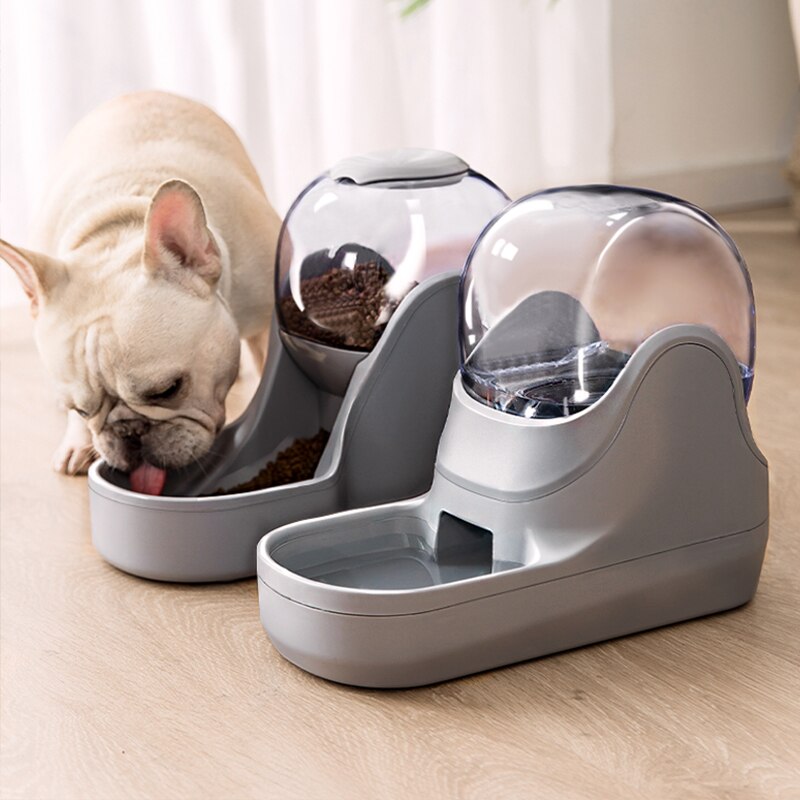 3.8L Kat Automatische Feeder Plastic Hond Waterfles Grote Capaciteit Voerbak Huisdier Voedsel Water Dispenser Puppy Drinker