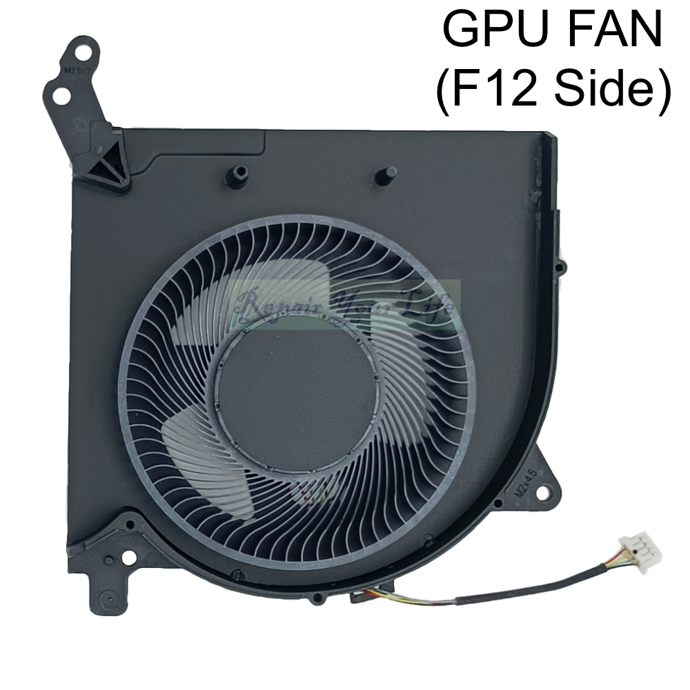 Cpu Gpu Koelventilator Voor Lenovo Legion 5-15ach6H Type 82ju, R7000p Y 7000P Dc 10V Gaming Laptop Koeler Radiator 5h40s20304: green