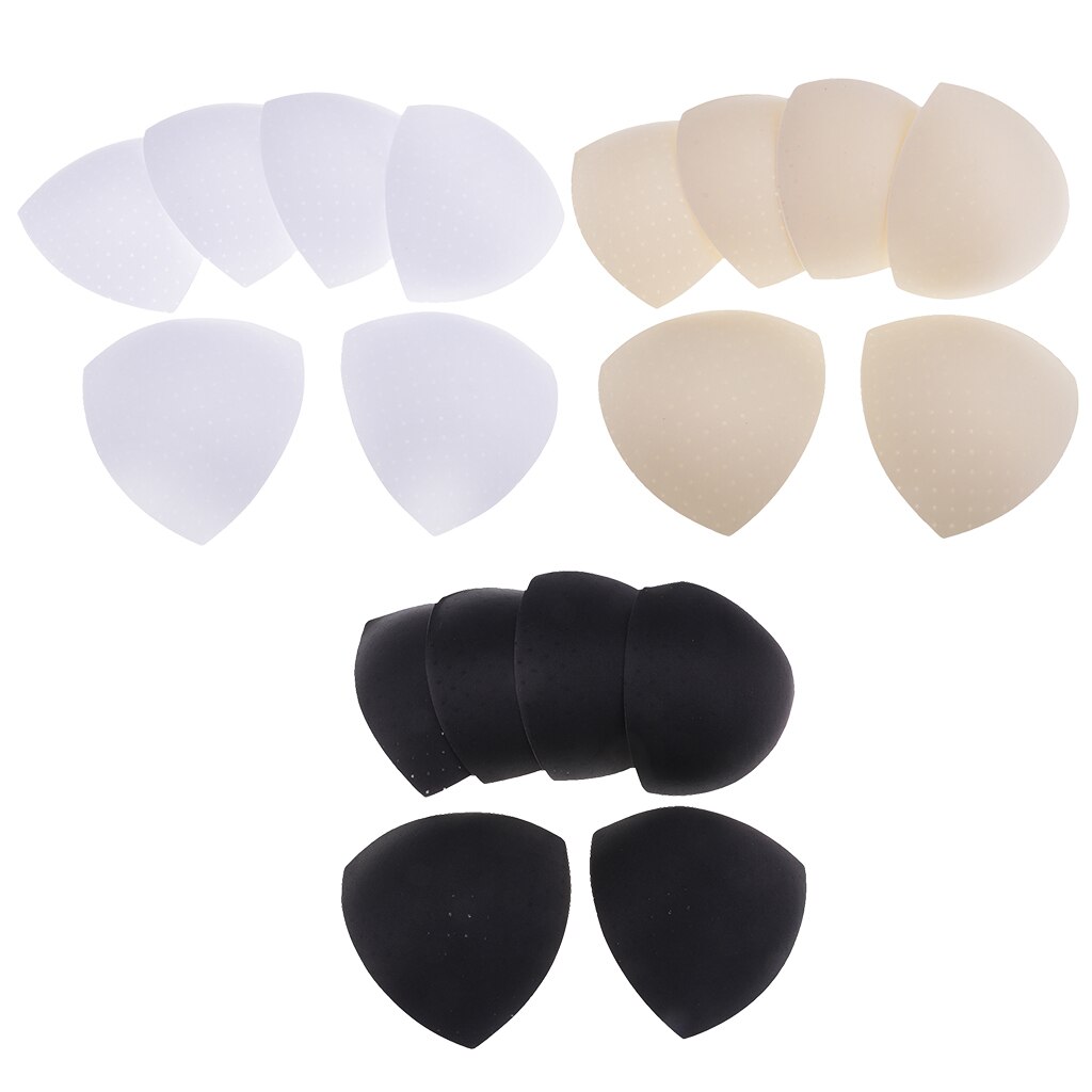 3 Pairs Driehoek Inserts Pads Cup Beha Vrouwen Sport Enhancer Yoga Bikini Badpak