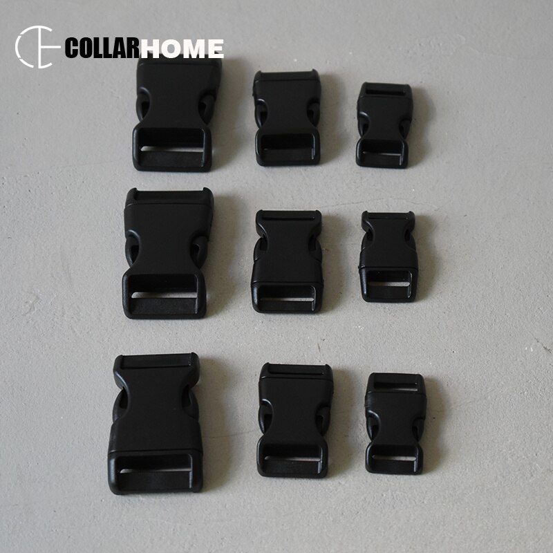 Plastic quick side release buckle 15mm 20mm 25mm DIY dog cat collar harness sewing bag backpack pet supplies aaccessories