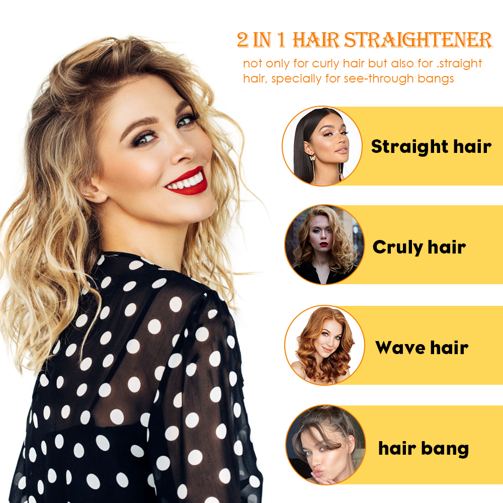 Mini Haarglätter Für Mädchen Haar Eisen Richt Bügeleisen Haar Curler Tragbare Keramik Flache Eisen Haarglätter Für Haar