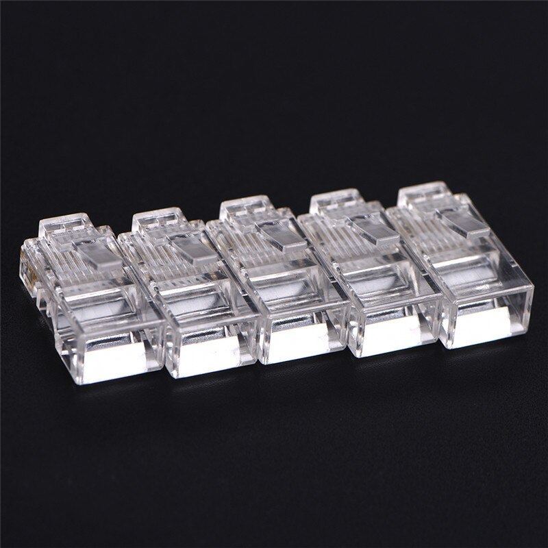 50 PIÈCES RJ45 CAT5 CAT5e CAT6 Net Câbles Réseau Modulaire Connecteur 8P8C Pour Ordinateurs Offre Spéciale