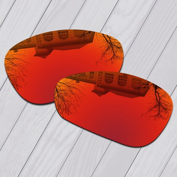 E.o.s Gepolariseerde Verbeterde Vervanging Lenzen Voor Oakley Crosshair 1.0 Zonnebril-Meerdere Keuze: Fire Red