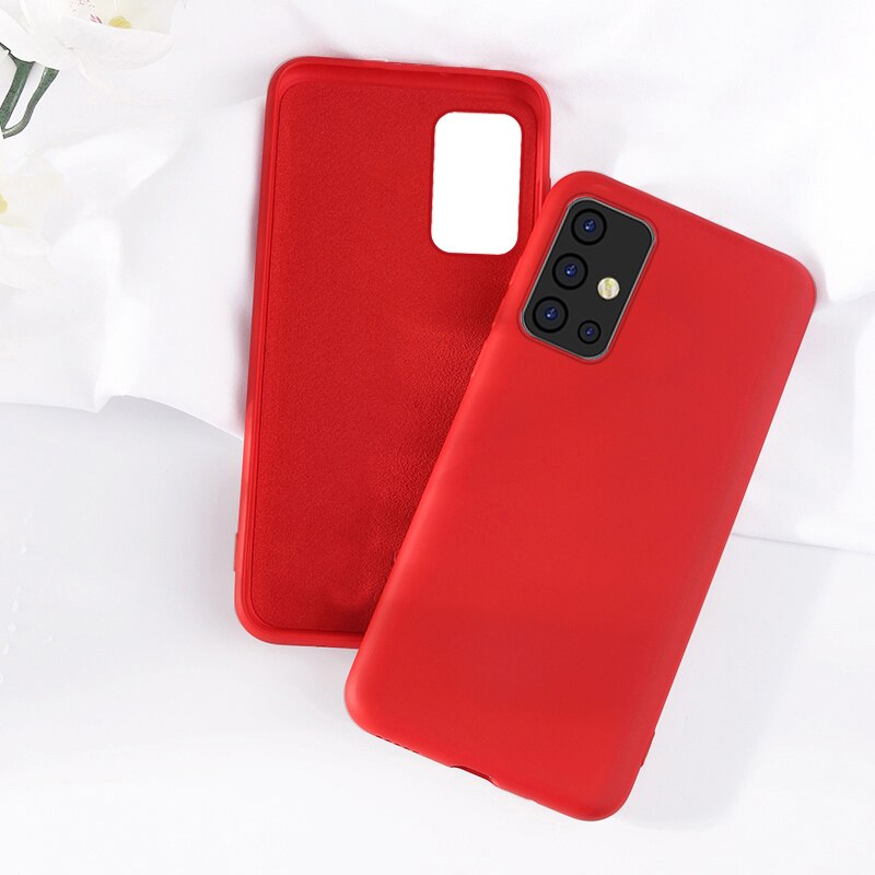 For Samsung Galaxy S20 Plus Case Liquid Silicone TPU Soft Cover Phone Cases Shockproof For Samsung Galaxy S20 Plus S 20: For Galaxy S20 Ultra / Red