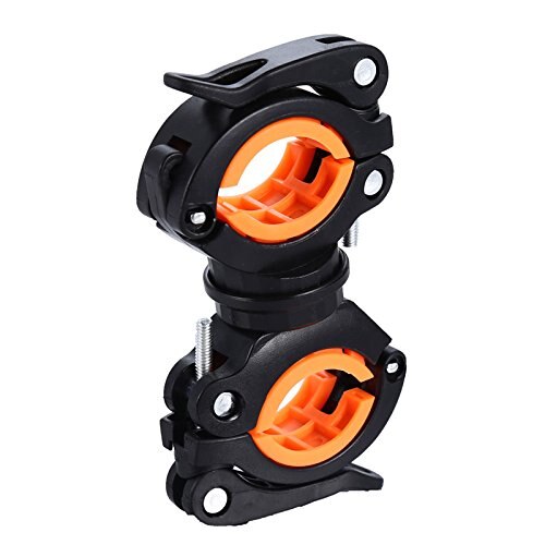 Soporte para linterna, luz LED Universal para bicicleta, soporte para antorcha, pinza de rotación 360 para ciclismo