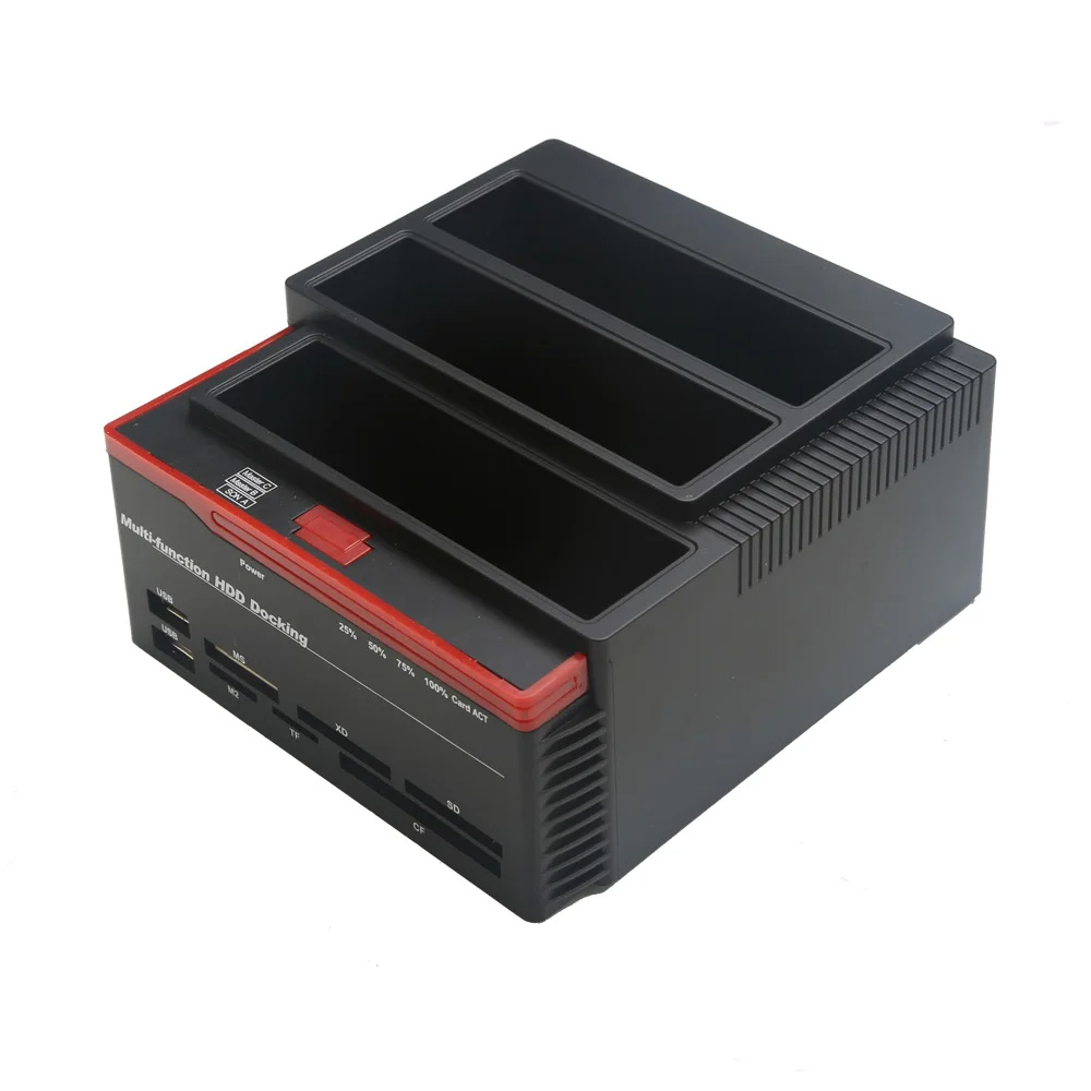 Leitor de base de disco rígido de encaixe de disco rígido IDE, caixa de disco rígido externo de 2,5 polegadas e 3,5 polegadas, leitor de disco rígido HDD externo USB
