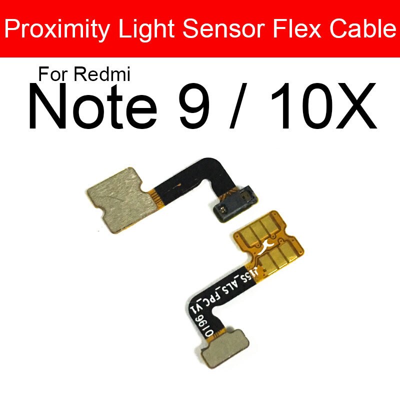 Sensor de proximidad de luz cinta flexible para Xiaomi Redmi Note 8 8T Pro Sensor de proximidad de distancia Cable flexible reparación piezas de repuesto